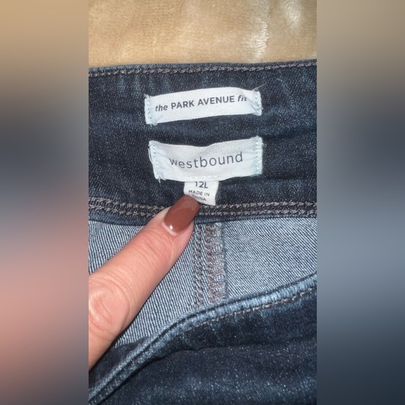 Westbound blue jeans size 12, long - Picture 3 of 3
